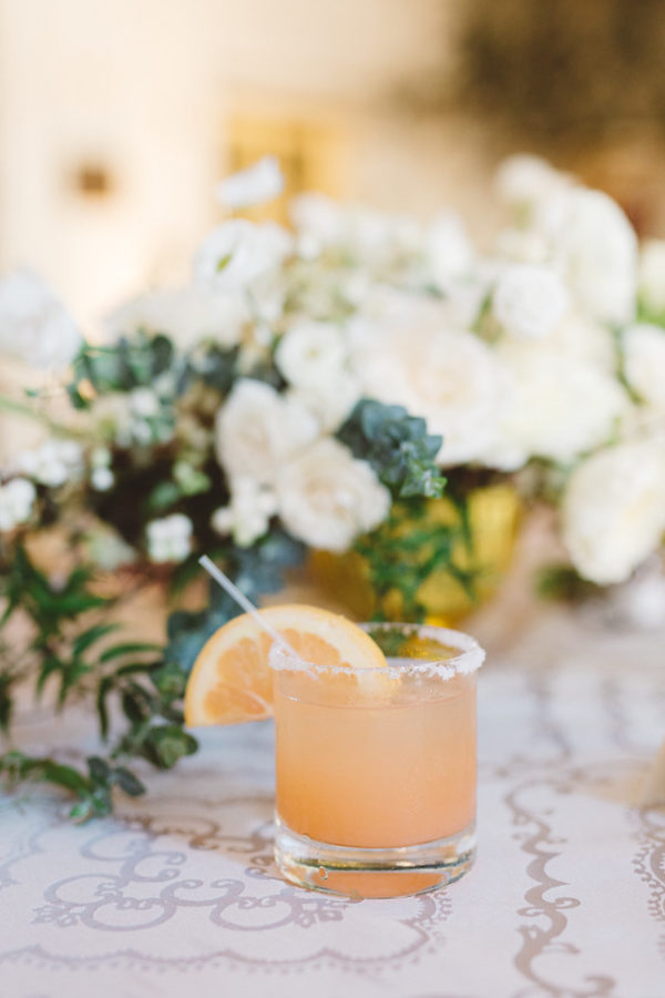 The “Pink Salty Dog,” with vodka, St. Germain and fresh grapefruit.
