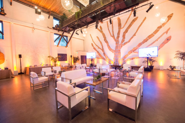 Uplighting and event design in San Francisco.